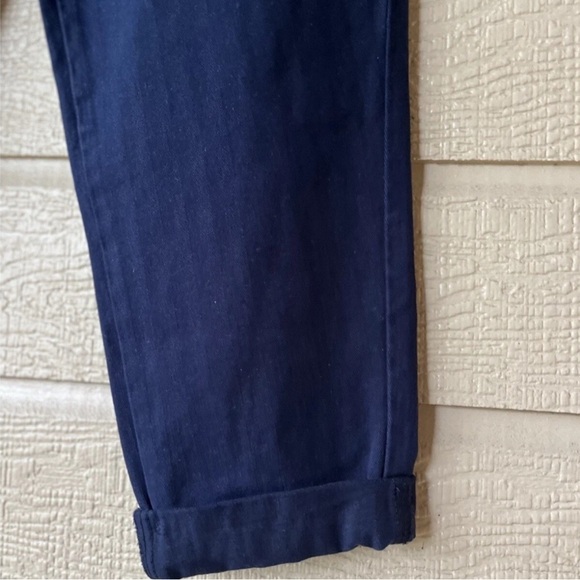 NWT Zara Men’s Carrot Fit Chino Pants Navy Blue Size 34 - Picture 3 of 6